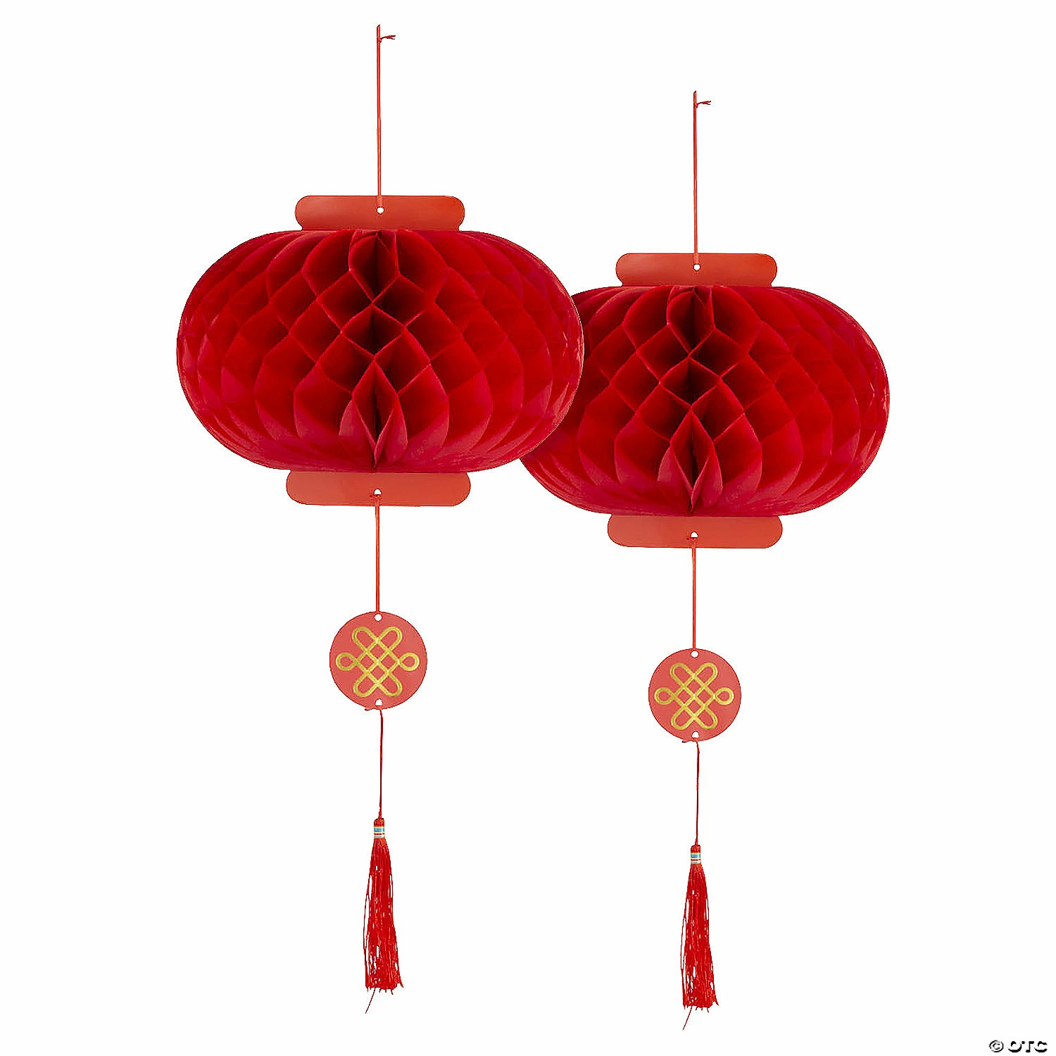 Outlet ๐ 12" Lunar New Year Hanging Paper Lanterns - 2 Pc. ๐ฅ