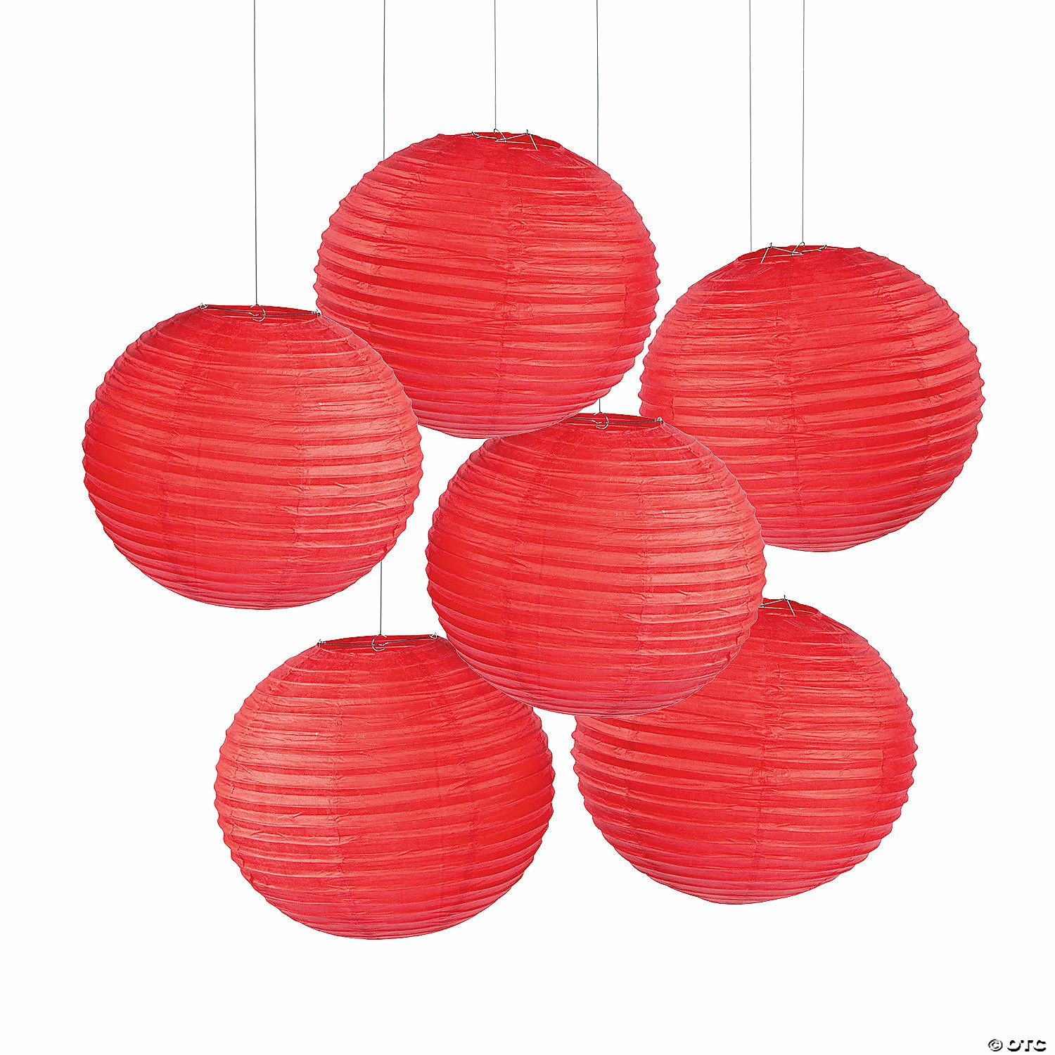 New ๐ Large Paper Lanterns - 6 Pc. ๐คฉ