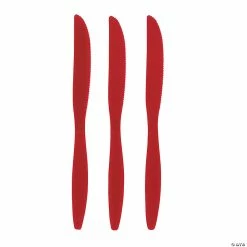 Best deal 🎁 Bulk Solid Color Plastic Knives - 50 Ct. 🌟