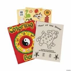 Cheapest 🌟 Chinese New Year Activity Books with Stickers - 24 Pc. 🌟