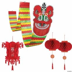 Brand new 💯 Chinese New Year Hanging Decorations Kit - 7 Pc. 👍