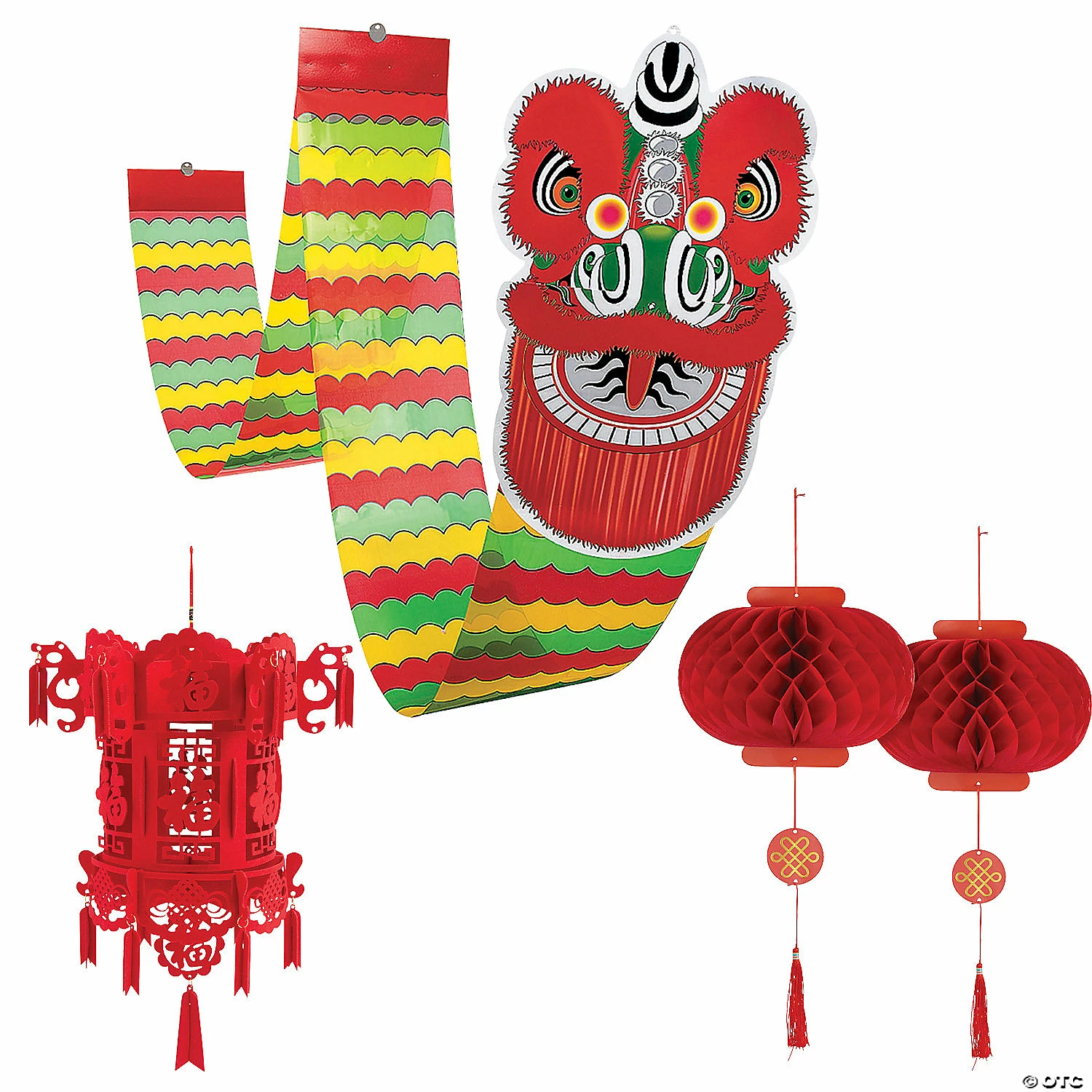 Brand new 💯 Chinese New Year Hanging Decorations Kit - 7 Pc. 👍