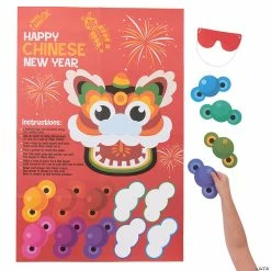 Wholesale ⌛ Chinese New Year Pin the Nose on the Lion Game 👏