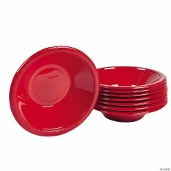 Wholesale ✔️ 7" Plastic Party Bowls - 20 Ct. 🧨