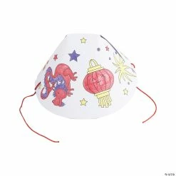 Best Pirce 💯 Color Your Own Lunar New Year Hats - 12 Pc. 🎁