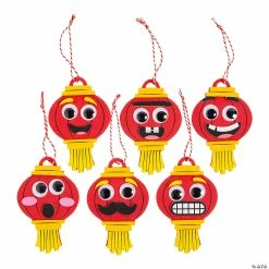 Flash Sale 😀 Goofy Lunar New Year Lantern Ornament Craft Kit - Makes 24 ✨