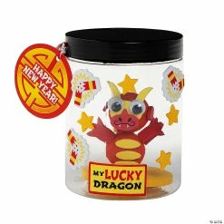 Hot Sale 😍 I Caught a Lunar New Year Dragon in a Jar Craft Kit – Makes 6 👍