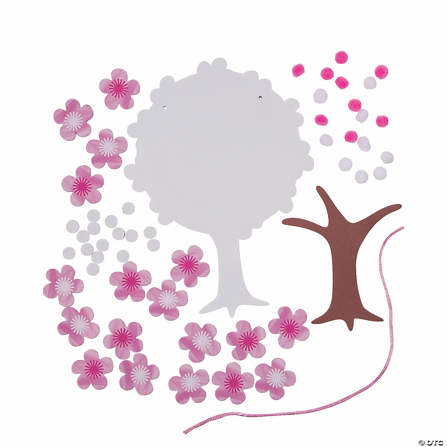 Best Sale ๐งจ Lunar New Year Cherry Blossom Tree Pom-Pom Craft Kit - Makes 12 โจ - Image 2