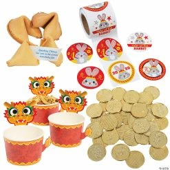Best deal 🧨 Lunar New Year of the Rabbit Handout Kit for 48 😍