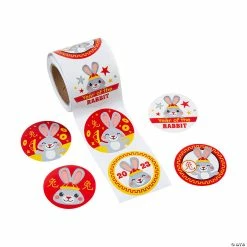 Coupon 🛒 Lunar New Year of the Rabbit Stickers - 100 Pc. 🧨