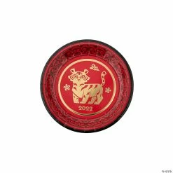 Budget 😉 Lunar New Year of the Tiger Paper Dessert Plates - 8 Ct. 👍