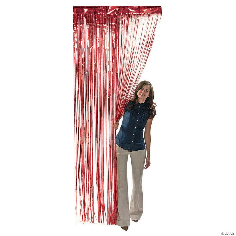 Promo 💯 Metallic Fringe Door Curtains ⭐