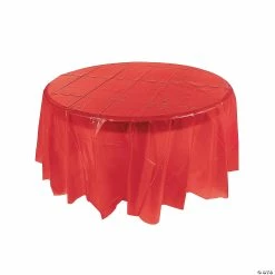 Flash Sale ❤️ Round Plastic Tablecloth 🧨
