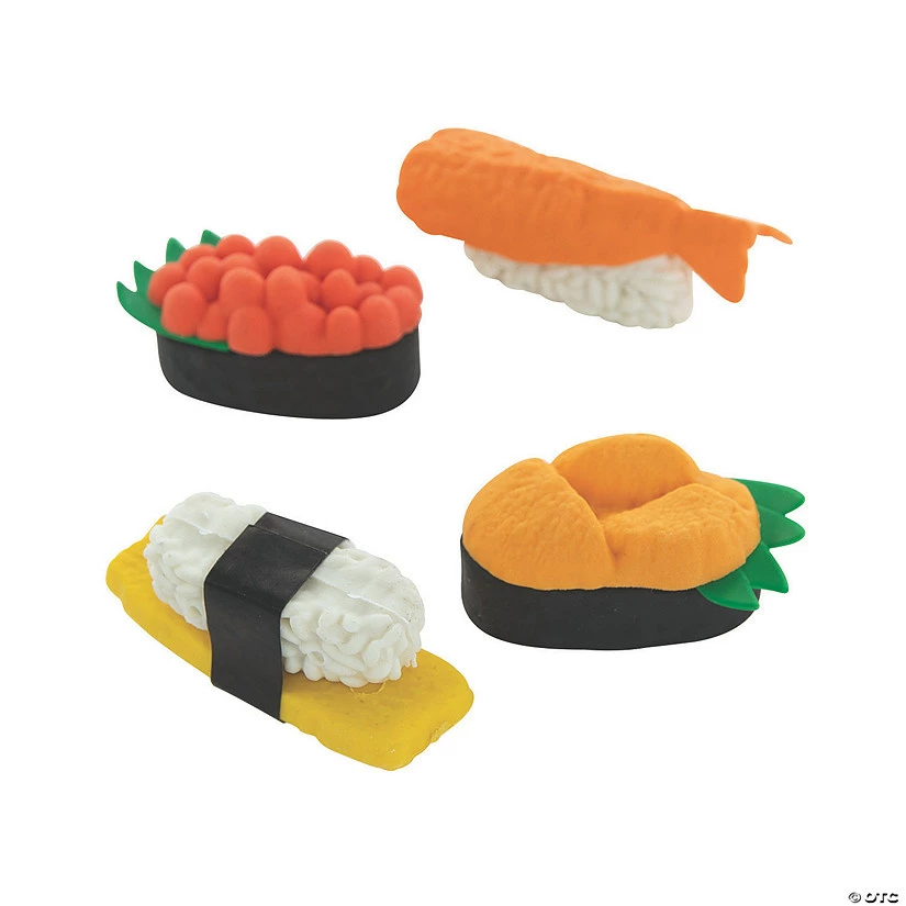Best reviews of ๐ Sushi Erasers - 24 Pc. โค๏ธ